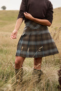 Fell light Tartan Scottish Wool Mini Skirt